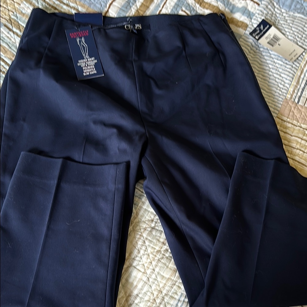 Chaps Dark Blue Men's Dress Pants